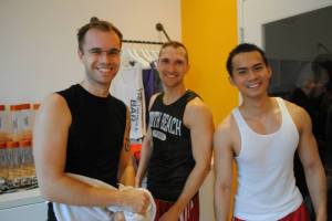 guys in fenway, men fitness, spinning, boston, workout, cardio
